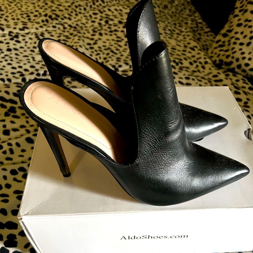 Aldo Tenno mule heels